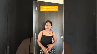 Tank Top Bra Combo under ₹300 😍🤝🛍️meeshomeeshofindsyoutubeshorts shortsviral [upl. by Beka]