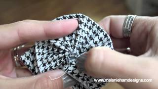 ♥♥ How To Make a Fast and Easy Fabric Flower ♥♥ [upl. by Rox918]