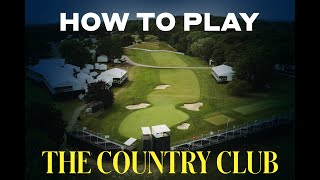 Drone Tour The Country Club in Brookline  2022 US Open [upl. by Cohin]