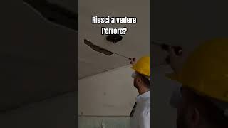 Riesci a vedere lerrore edilizia ingegneria casa geometra cantiere lavori imparaconyoutube [upl. by Ainegul341]