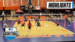 Nebraska at Illinois  Hames Aims for Historic Mark  March 5 2021  Highlights [upl. by Sydel]