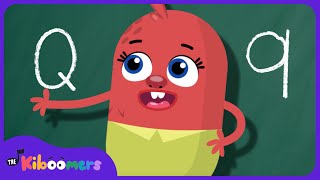 Letter Q Song  THE KIBOOMERS Preschool Phonics Sounds  Uppercase amp Lowercase Letters [upl. by Hcnarb113]