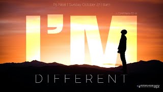 Im Different  Sunday AM October 27  Ps Josh Neal  Potters House Blythe [upl. by Eerrahs]