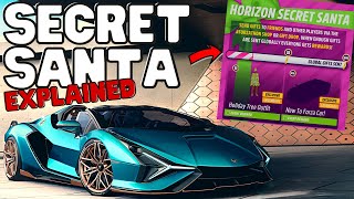 Forza Horizon 5Horizon Secret Santa EXPLAINEDGifts drops HOW TO unlock the Lamborghini SIAN [upl. by Liborio259]