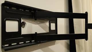 Barkan Long TV Wall Mount 13 65 inch Full Motion Articulating Review [upl. by Bonnette]