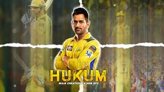 Hukum X Dhoni  Dhoni Whatsapp Status  Csk Whatsapp Status [upl. by Llevol]