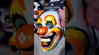 Spirit Halloween Vintage Clown Mask [upl. by Ober522]