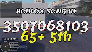 65 5th Roblox Song IDsCodes [upl. by Enimzzaj]