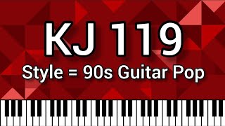 Kidung Jemaat 119  Hai Dunia Gembiralah KJ 119 Style  90s Guitar Pop Not Angka Chord Lirik [upl. by Flodur50]