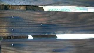 How to restain a fence fence staining wood stain [upl. by Inafets]