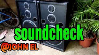 Souncheck 2 soundbox speaker using bridge mode AMPLIFIER  tagalog   ang lakas [upl. by Alan61]