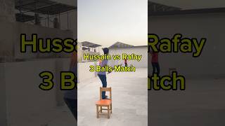 3 Balls Match Hussain vs Rafay  Crickflix cricket shorts cricketshorts [upl. by Aleina]