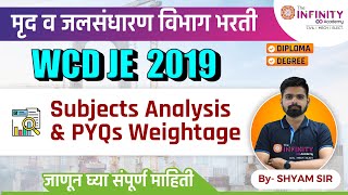 WCD Recruitment 2023  WCD Subjects Analysis amp PYQs Weightage  WCD Civil  WCD JE 2023 WCDje [upl. by Mcclure]