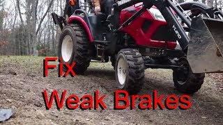 Quick Tip Yanmar Brake Adjustment [upl. by Tali512]