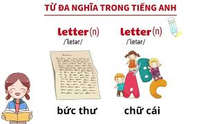 TỪ ĐA NGHĨA  1 Phút Thuộc Ngay 20 Từ Mới  Polysemous Word [upl. by Airdnek939]