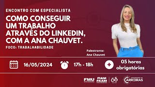 Aceleradora de Carreiras  Como Conseguir um Trabalho Através do Likedin [upl. by Aicac]