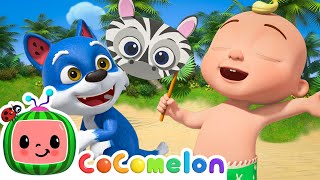 Peeakboo Safari  NEW 🦓 CoComelon Animal Time  Animals for Kids [upl. by Eerdua]