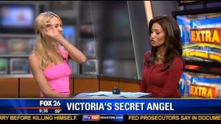 Candice Swanepoel Interviewed by Rita Garcia on Fox 26 Houston [upl. by Airotna220]