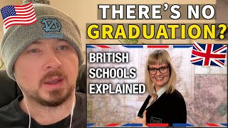 American Reacts to British Schools Explained [upl. by Voccola356]