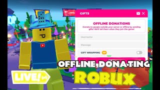 🔴 PLS DONATE LIVE RISING amp DONATING TO VIEWERS roblox plsdonate [upl. by Velda522]