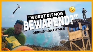 EEN WACHTTOREN BOUWEN AAN ZEE  Dennis draait mee  32 [upl. by Solorac]