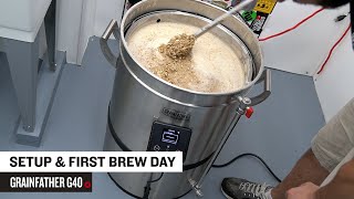 Grainfather G40 Setup and First Brew Day Dragons Silk Imperial Stout [upl. by Dhar]