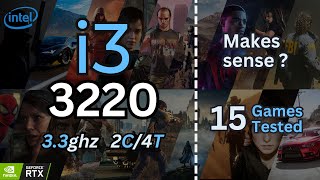 i3 3220 Tested in 11 Games  1080p [upl. by Ellyn]