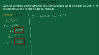 INTERÉS SIMPLE EJERCICIO 8  EJERCICIOS RESUELTOS [upl. by Neda620]