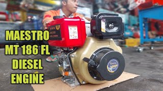 DIESEL ENGINE MAESTRO MT 186 FA 10PK MANUAL [upl. by Airec]