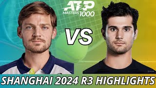 David Goffin vs Marcos Giron  Highlights  Shanghai 2024 [upl. by Enutrof]