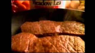 MeadowLea Margarine Spread  TV Commercial 1991 [upl. by Kciredor782]