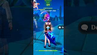 Fontaine fisher girl giving 60 primogems  genshin impact gameplay 2024 shorts gaming gameplay [upl. by Nylirehs]