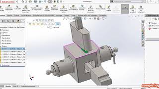 assemblages sur solidworks [upl. by Marie-Ann]