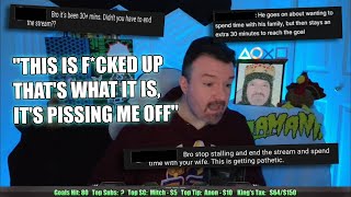 DSP the Most Disgusting Begging of the Year Stalling amp Guilt Tripping for 30 Mins to quotSavequot Streak [upl. by Ahselaf]