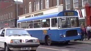 STOCKTON BUSES APRIL 1993 [upl. by Ecnerol]