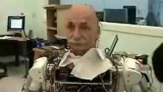 La tecnología en la matrix de la ilusión Albert Einstein Humanoid Robot [upl. by Hatcher]