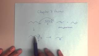 Organic Chemistry II  Chapter 7 Review Problem a and b [upl. by Hassin402]