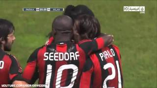 Parma VS Milan 01  great Goal Andrea Pirlo  Serie A 20102011 [upl. by Anuaf]