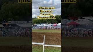 Motocross start Vets MXdN Farleigh Castle 2022 vetsmxdn 2stroke [upl. by Sussman535]