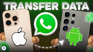 How to Transfer WhatsApp Data from iPhone to Android 2024 Guide [upl. by Ylsel904]