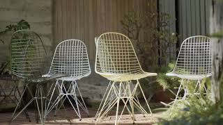 Wire Chairs by Charles amp Ray Eames produced by Vitra [upl. by Siuol]