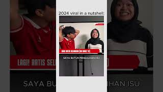 2024 viral in a nutshell viral trending contentcreator meme skit videolucu comedyskit [upl. by Ahsikad]