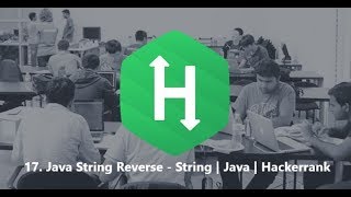 17 Java String Reverse  String  Java  Hackerrank [upl. by Aisnetroh]