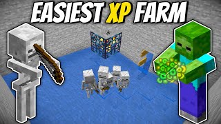 Easy Skeleton Spawner XP Farm  Minecraft 121 Tutorial [upl. by Nyllewell]