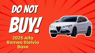 2025 Alfa Romeo Stelvio  10 Reasons NOT to Buy 🚫🔥 [upl. by Aicilev581]