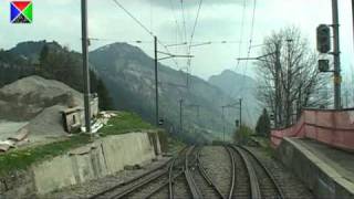 Führerstandsmitfahrt auf der VitznauRigiBahn von Rigi Kulm nach Vitznau [upl. by Sankey]