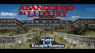 Abandoned In Luxury Walkthrough WorldEscapeGames [upl. by Aicylla394]