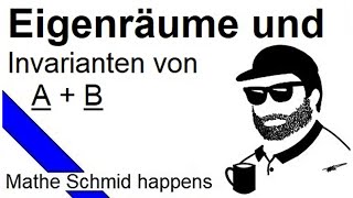 Endomorphismen Invariante Unterräume  Mathematik vom Mathe Schmid [upl. by Ecirtaemed]