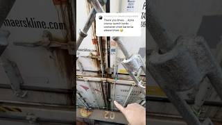 Reefer container mein load hua sugar😱🛳️💀 shortvideo ship explore travel [upl. by Aicilat]