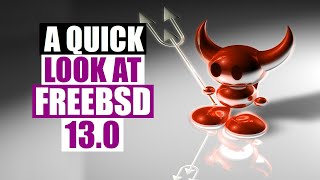 A Quick Installation Of FreeBSD 130 [upl. by Puklich640]